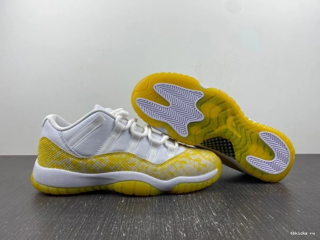 Cheap TB Jordan Air Yellow 11 WMNS Snakeskin AH7860-107 Low 0629